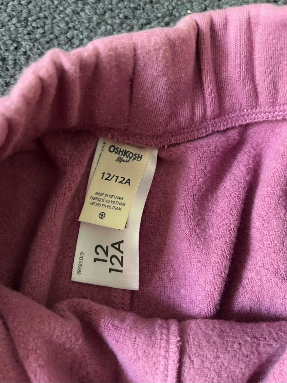 OshKosh B'gosh Mauve Pink Flare Sweatpants